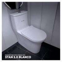 Inodoro One Piece Minimalista Stan 2.0 Blanco Stone