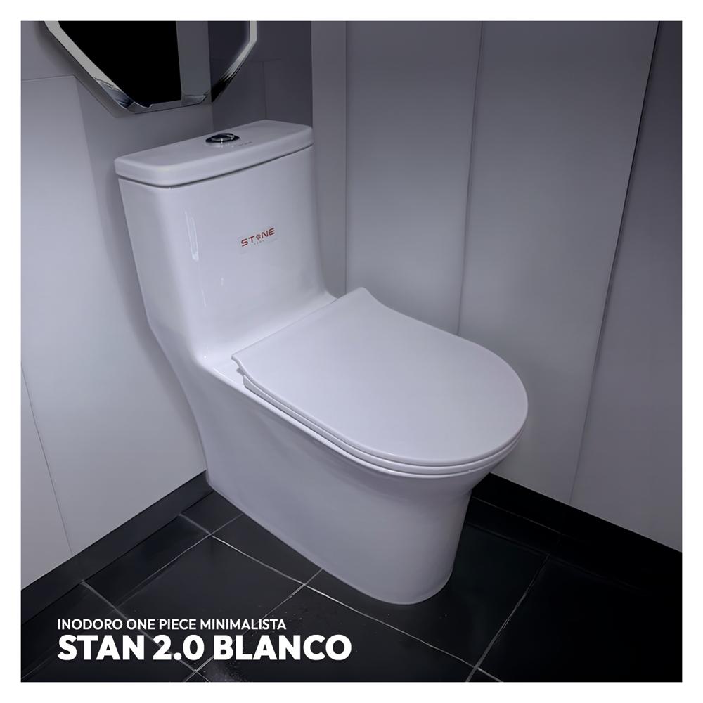 Inodoro One Piece Minimalista Stan 2.0 Blanco Stone