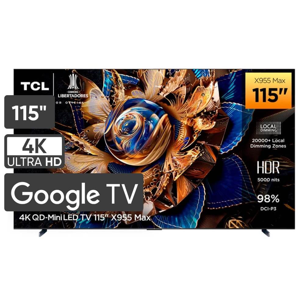 Televisor TCL MiniLed 115" UHD 4K Smart TV 115X955