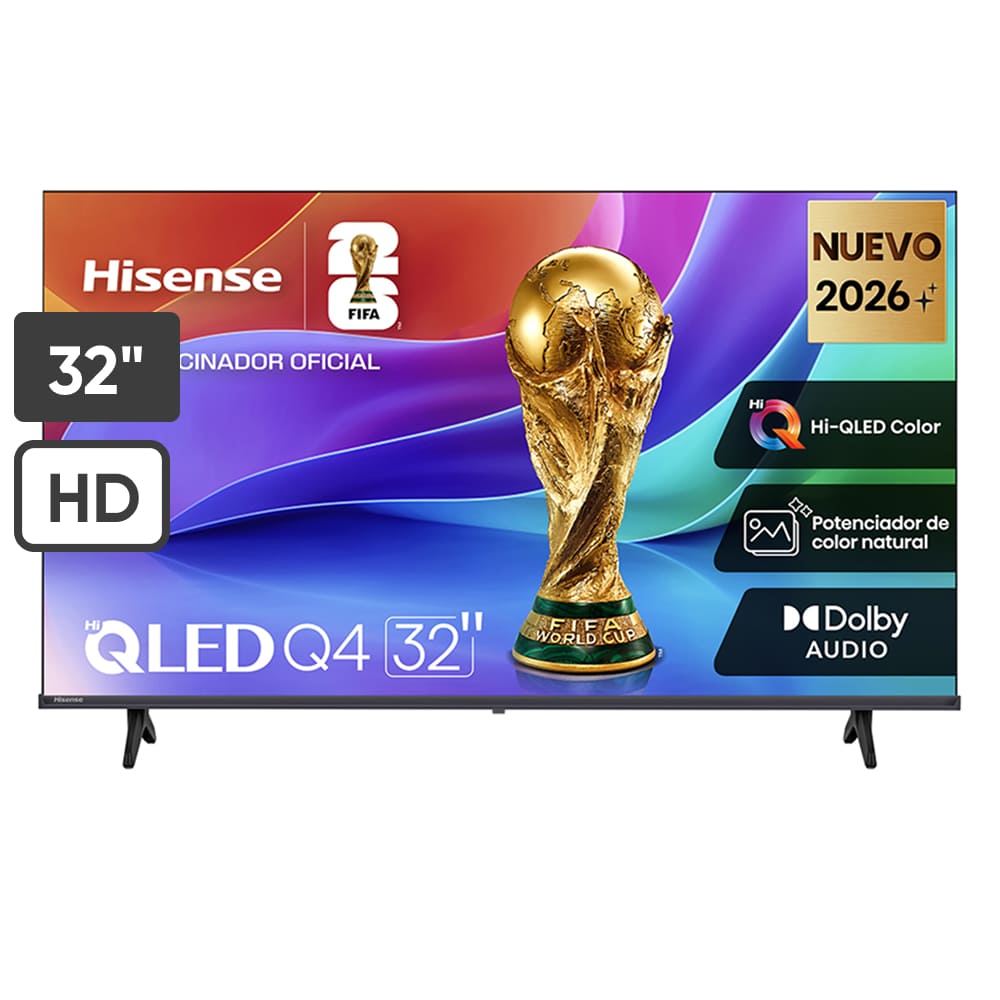 Televisor HISENSE QLED 32"" HD Smart TV 32Q4SV