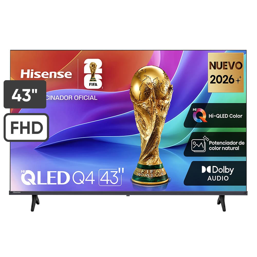Televisor HISENSE QLED 43"" Full HD Smart TV 43Q4SV