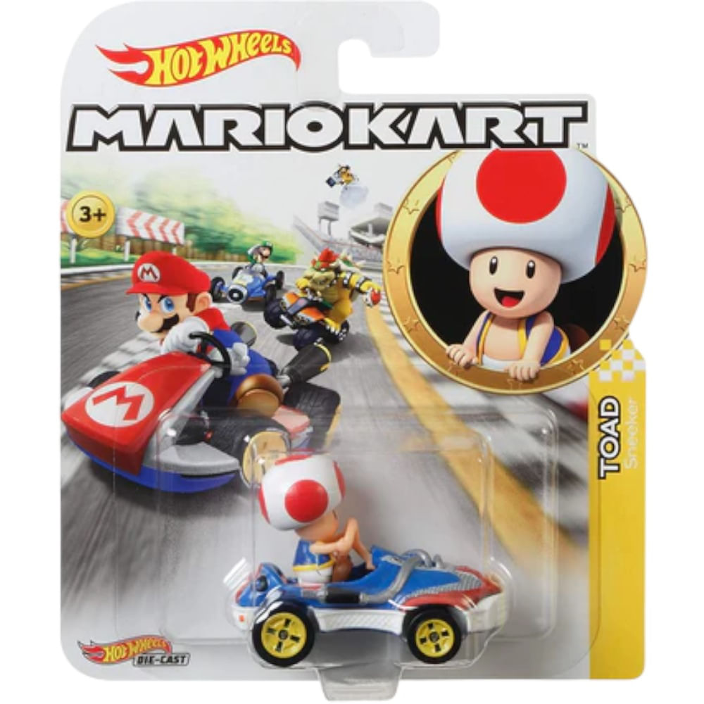 Hot Wheels Mario Kart - Toad Sneeker 1-64