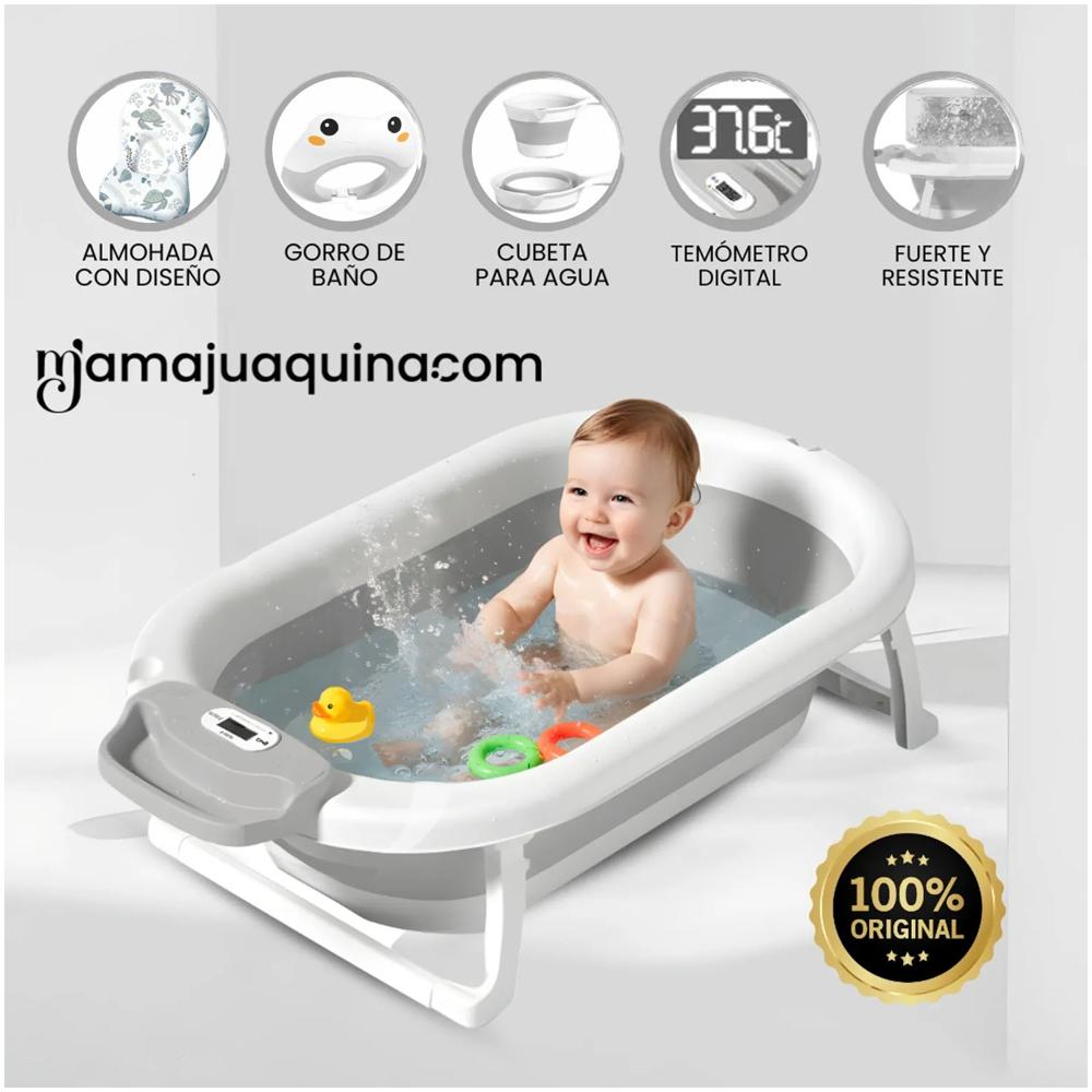 Bañera Plegable Para Bebés MAUI Gray