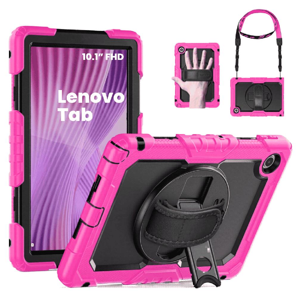 Funda Antigolpe Armor Correa 360 Para Lenovo Tab 10. 1TB-311 FUCSIA