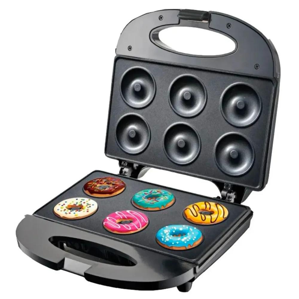 MÁQUINA MINI DONAS ANTIADHERENTE 750W PARA 6 DONAS RAF R.247