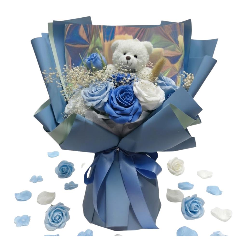 RAMO DE ROSAS Y FLORES PARA REGALO DIA DE LA MADRE PERSONA ESPECIAL OSC