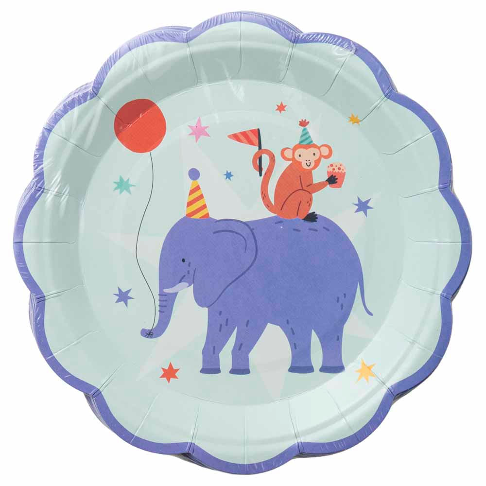 Pack de 8 Platos Animal Elefante CLASS&WORK
