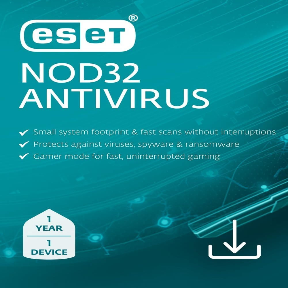 Antivirus ESET NOD32 Internet Security - 1dispositivos - 1 año