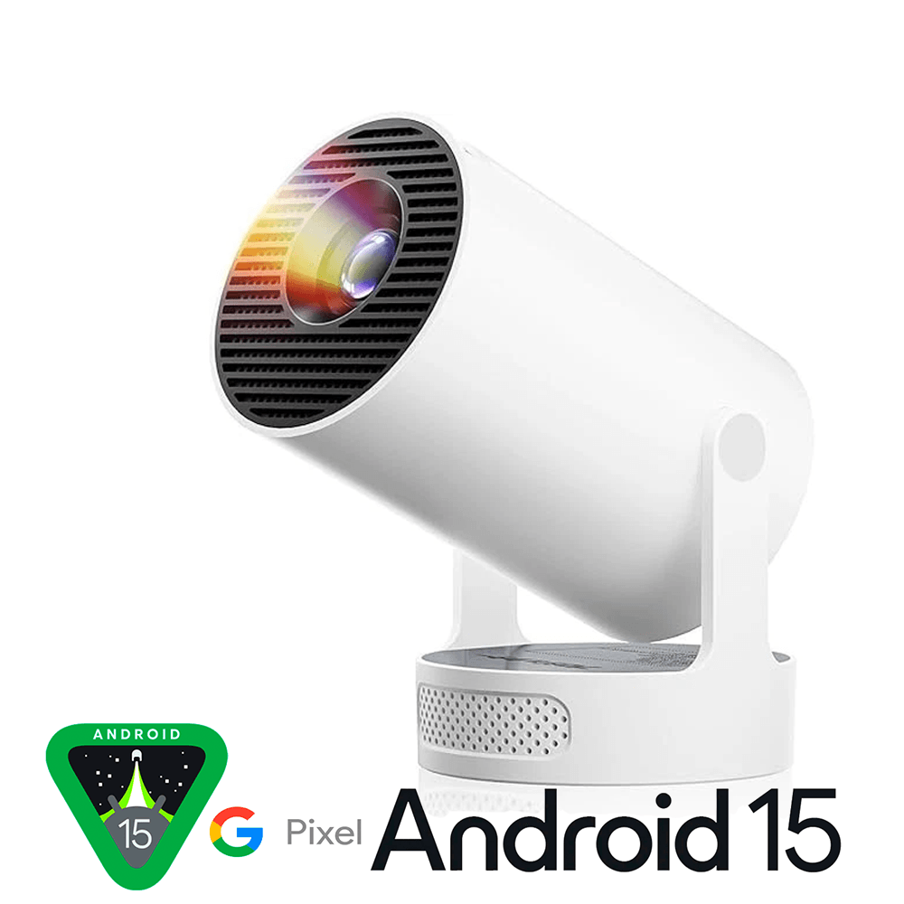 Proyector Hy300 Ultra Smart Android 15 Wifi bluetooth Full HD 4K
