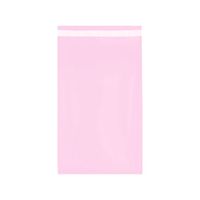 Bolsa para Envíos y Courier 20x30 cm Pack 100 Unidades Polietileno con Cierre Adhesivo Rosada