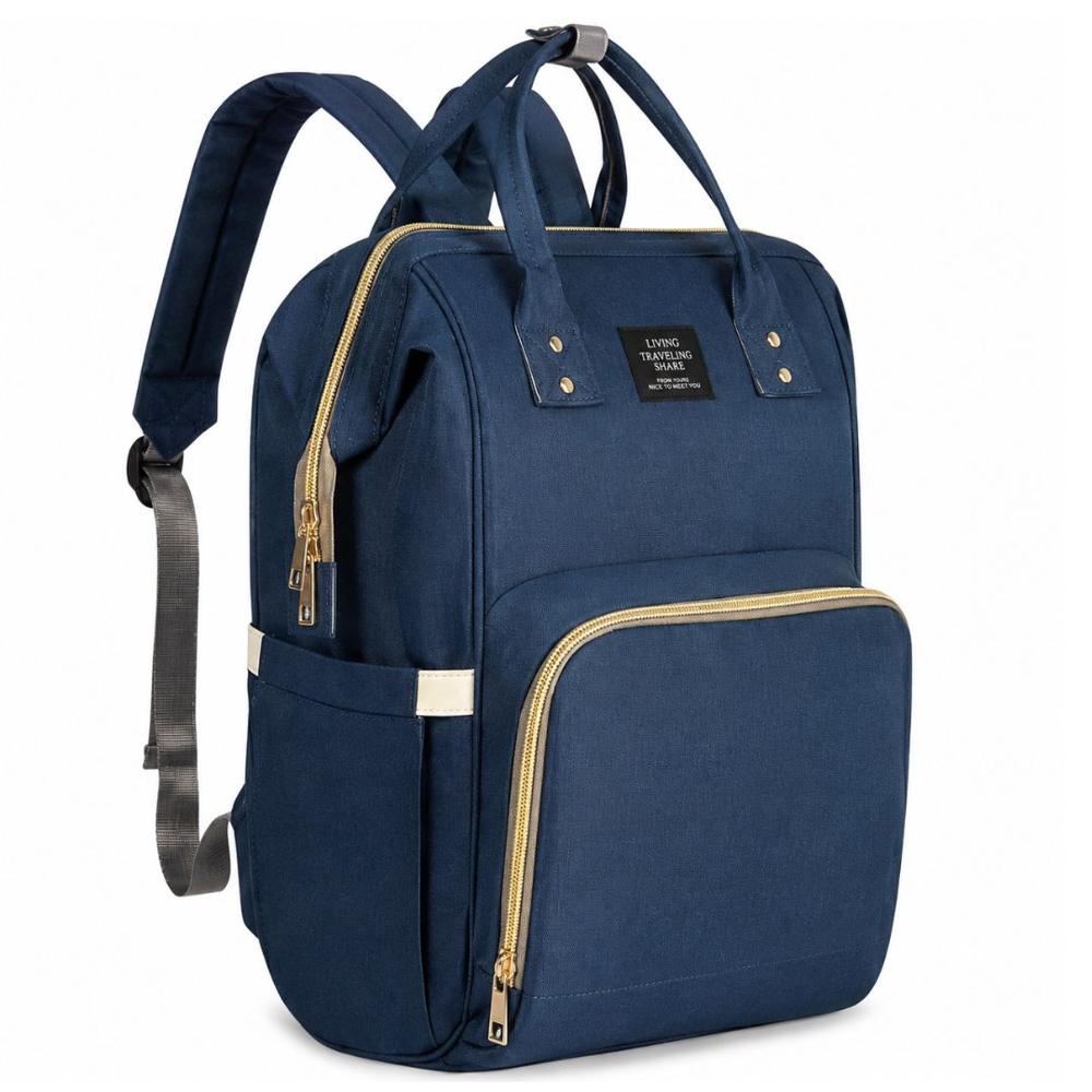 Mochilas Pañaleras Para Bebé color Azul