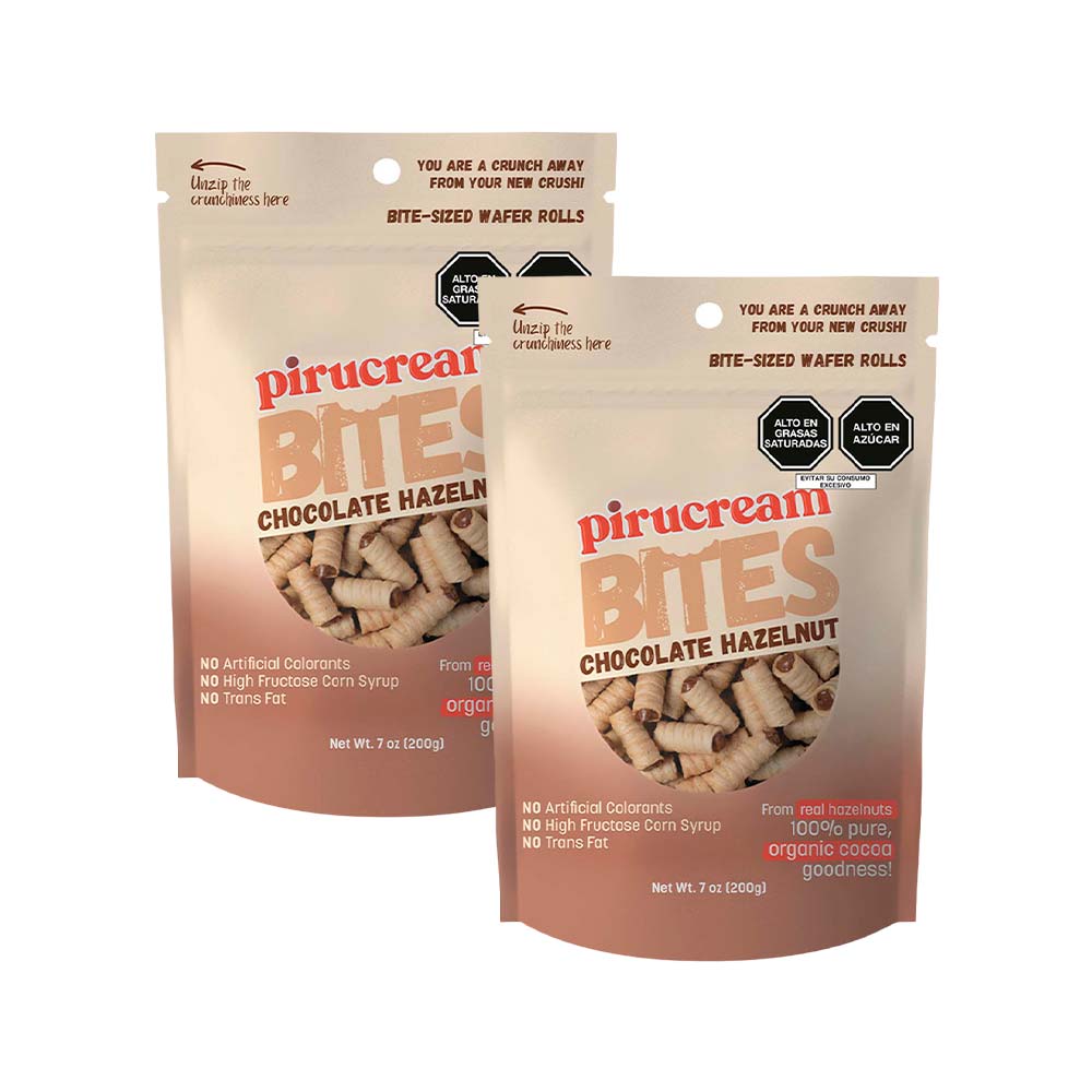 Pack Bites PIRUCREAM Doypack 200g x 2un