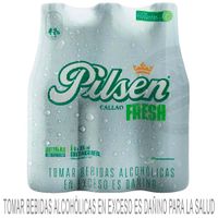 Cerveza PILSEN Callao Fresh Botella 305ml Paquete 6un
