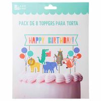 Pack de 10 Toppers para Torta CLASS&WORK