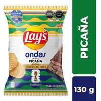 Papas Ondas LAY'S Sabor a Picaña Bolsa 130g