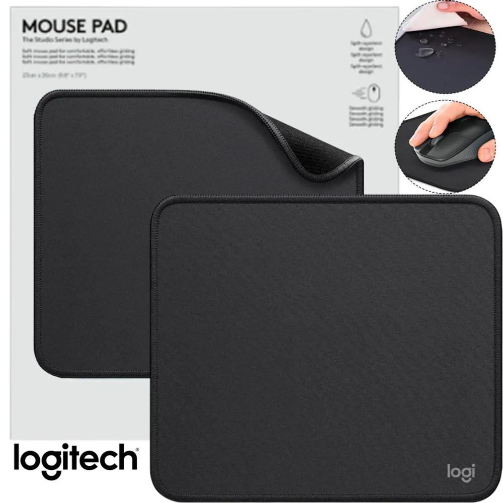 PAD MOUSE BLACK ANTI-SALPICADURAS 200X230MM
