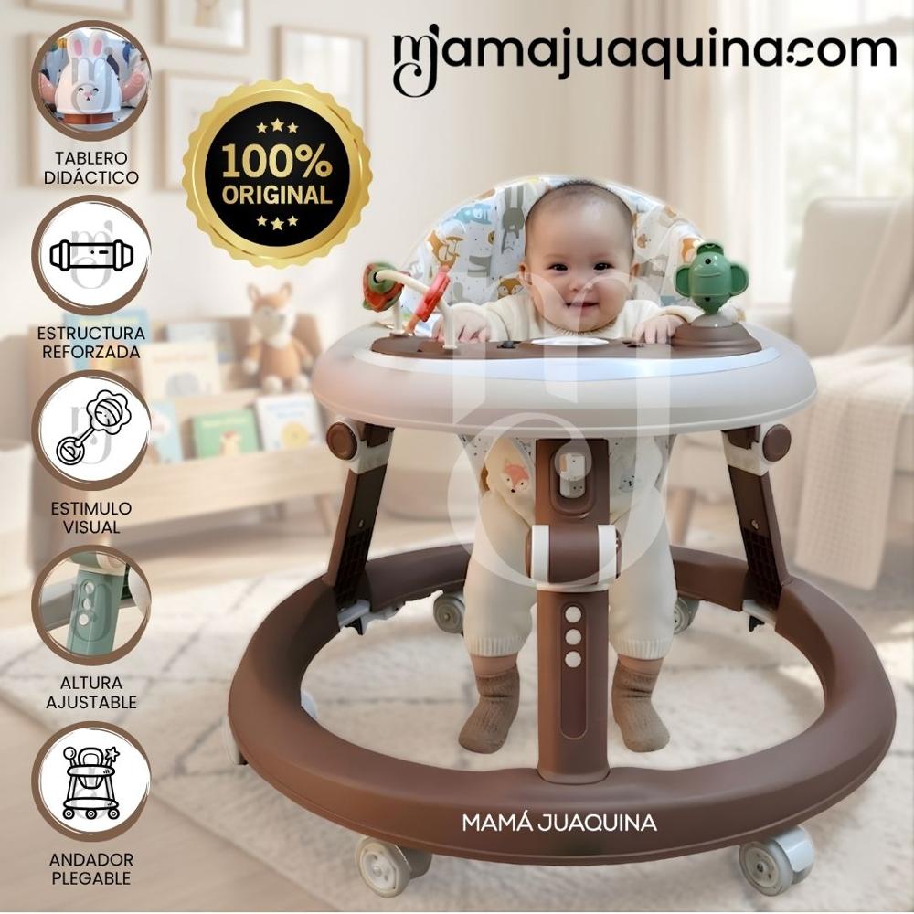 Andador con Tablero Didáctico LONNY Edición Especial Brown