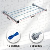 Tendedero ropa de metal plegable
