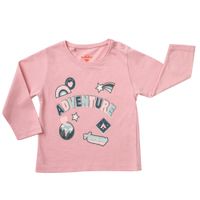 Polo Básico Manga Larga Algodón BABY EUREKA Bebé Niña