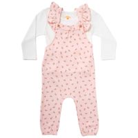 Conjunto Overol + Polo Manga Larga Fleece Niña BABY EUREKA