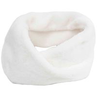 Pashmina Cuello Peluche Color Blanco Hueso SINGULAR