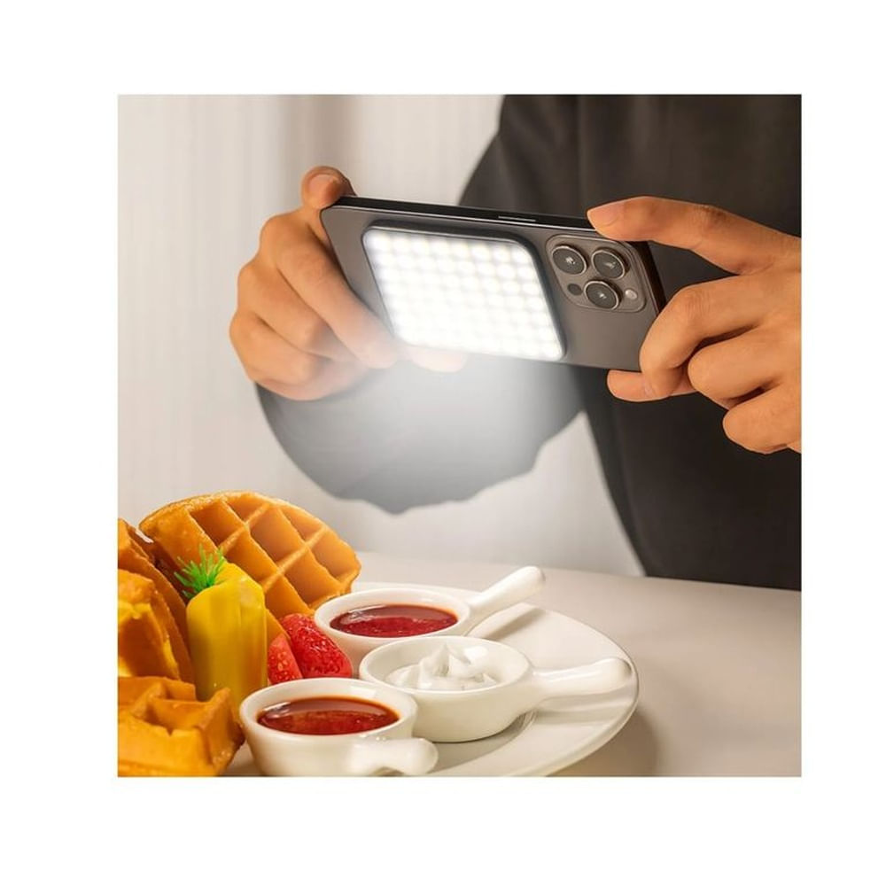 Luz led magnética RGB pro para celular recargable profesional para Selfies - Videos - Streaming