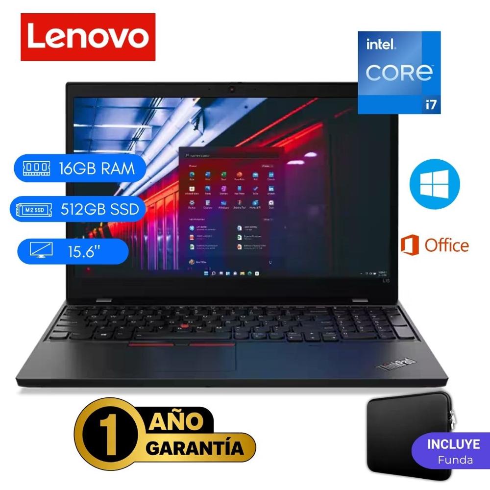 LENOVO THINKPAD L15 seminueva - CI7 11VA - 16GB DDR4 - 512GB SSD -15.6