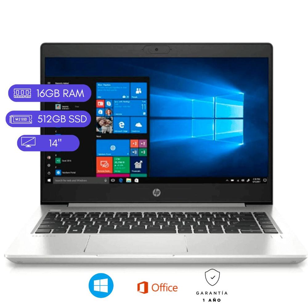 HP PROBOOK 440 G7 seminueva - CI5 10MA - 16GB DDR4 - 512GB M.2 - 14pulgadas