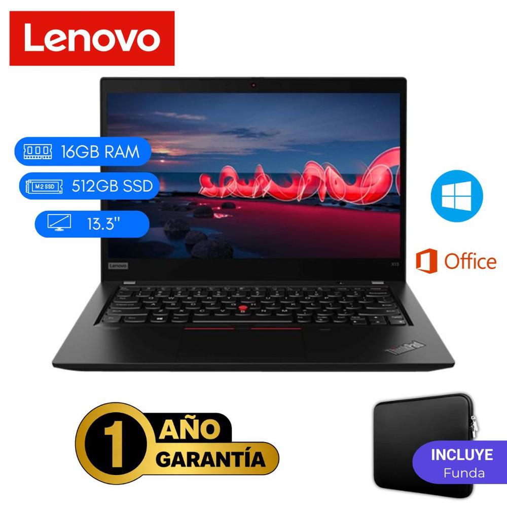LENOVO THINKPAD X13 GEN 1 seminueva - RYZEN 7 PRO 4750U - 16GB DDR4 -512GB SSD - 13.3 pulgadas