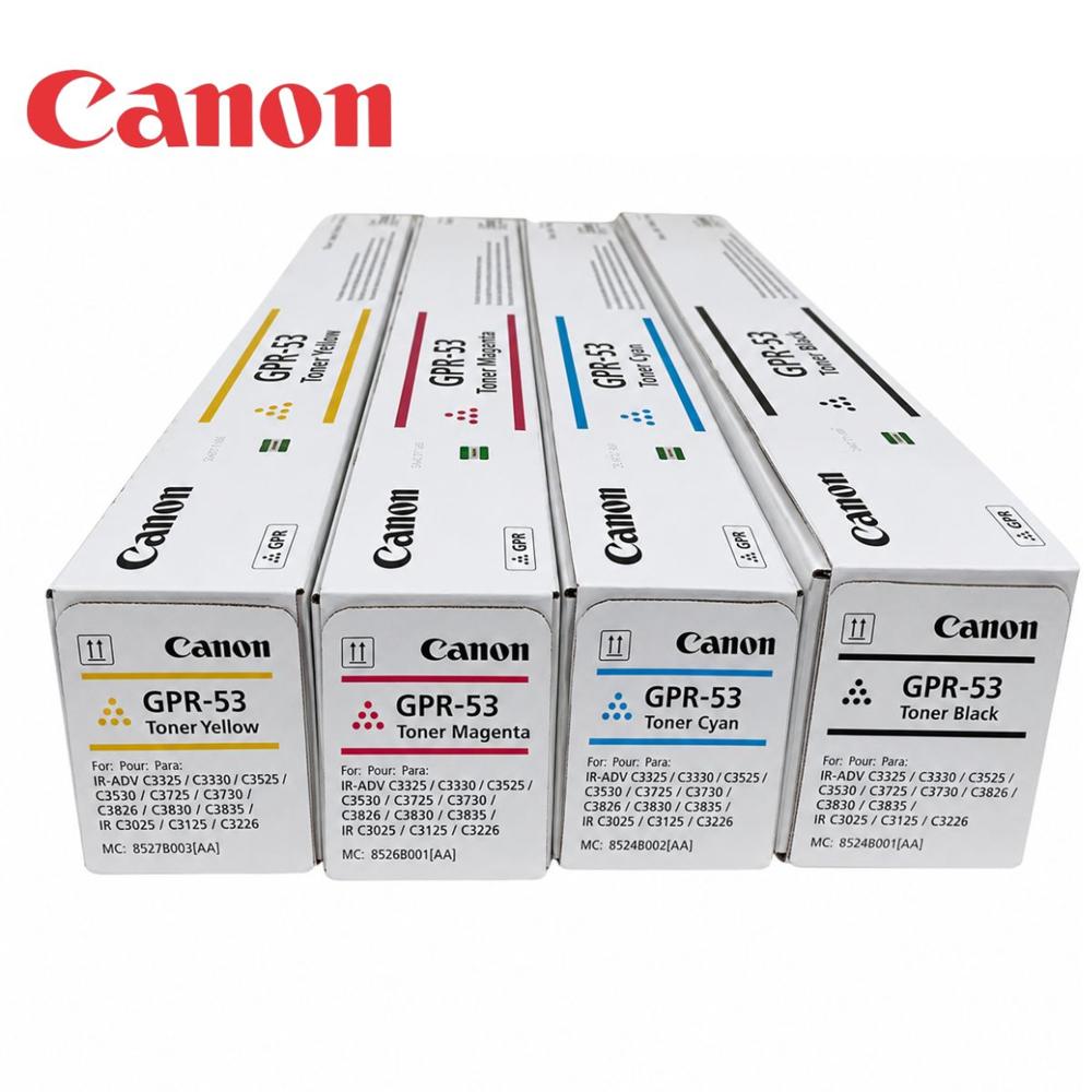 KIT TONER CANON GPR 53 NEGRO Y COLORES ORIGINAL PARA C3330I C3325 C3330 C3530