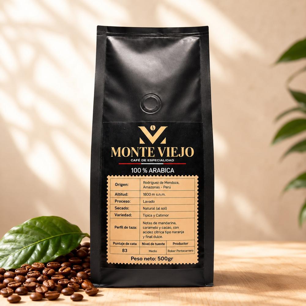 Café de especialidad MONTE VIEJO Molido 500g