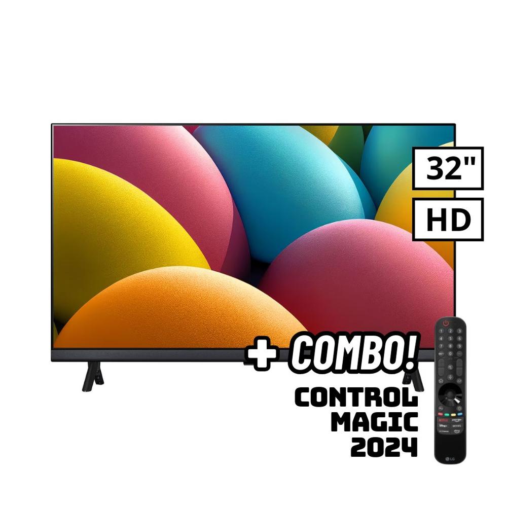 TELEVISOR LG 32 SMART TV WEBOS HUB HD LED - 32LR600BPSC + CONTROL MAGIC 2024