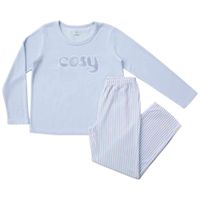 Pijama Polo y Pantalón Polar Cosy Básico Mujer SINGULAR