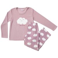 Pijama Polo y Pantalón Polar Nube Básico Mujer SINGULAR