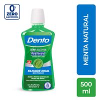 Enjuague Bucal DENTO Menta Natural Frasco 500ml