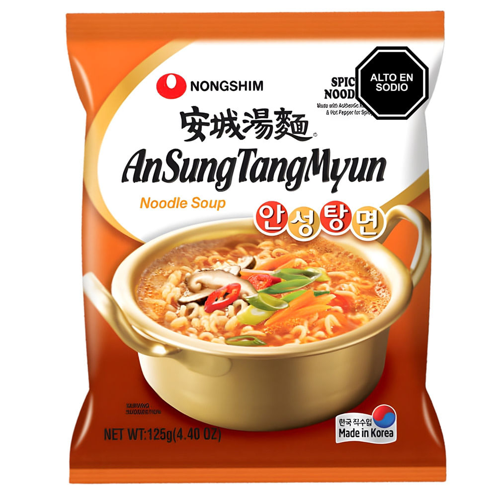 Sopa Instantánea AnSungTangMyun NONGSHIM Bolsa 125g