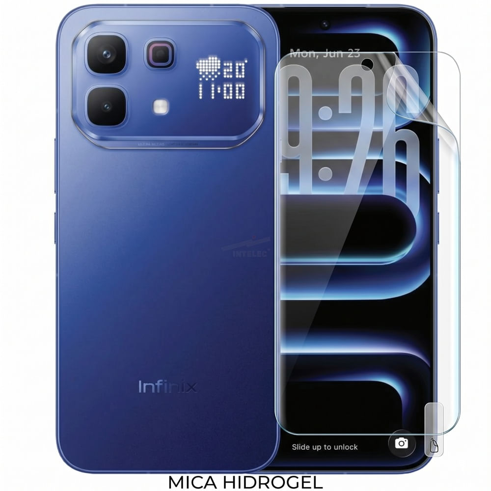 Infinix Note 60 Pro 5G 8Gb Ram Ocean Blue 256Gb Rom con Mica Hidrogel Registrado