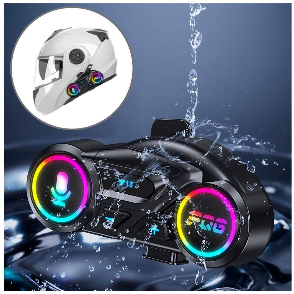 Audífonos Bluetooth RGB Para Moto Deportivo Y13 con Micrófon