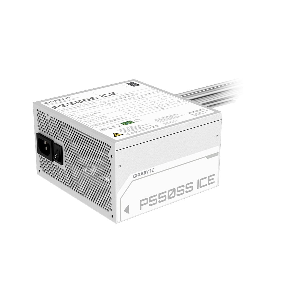 Fuente Poder Gigabyte P550SS ICE 550W 80 PLUS Silver Formato ATX ICE