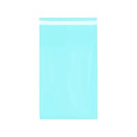Bolsa para Envíos y Courier 25x38 cm Pack 100 Unidades Polietileno con Cierre Adhesivo Celeste