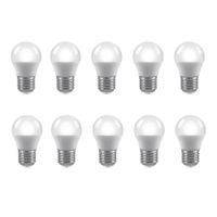 Pack x10 Foco LED Pavonado G45 Bolita 6W E27 Luz Blanca ExtraLED