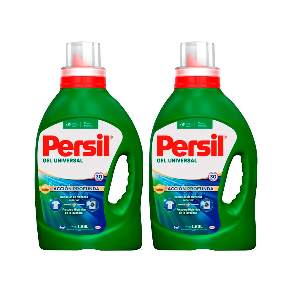 Pack Detergente Líquido PERSIL Botella 1.83L x 2un