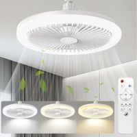Foco Ventilador Ahorrador con Control