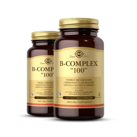 PACK X 02 B-COMPLEX 100 Solgar Complejo B - 100 cápsulas