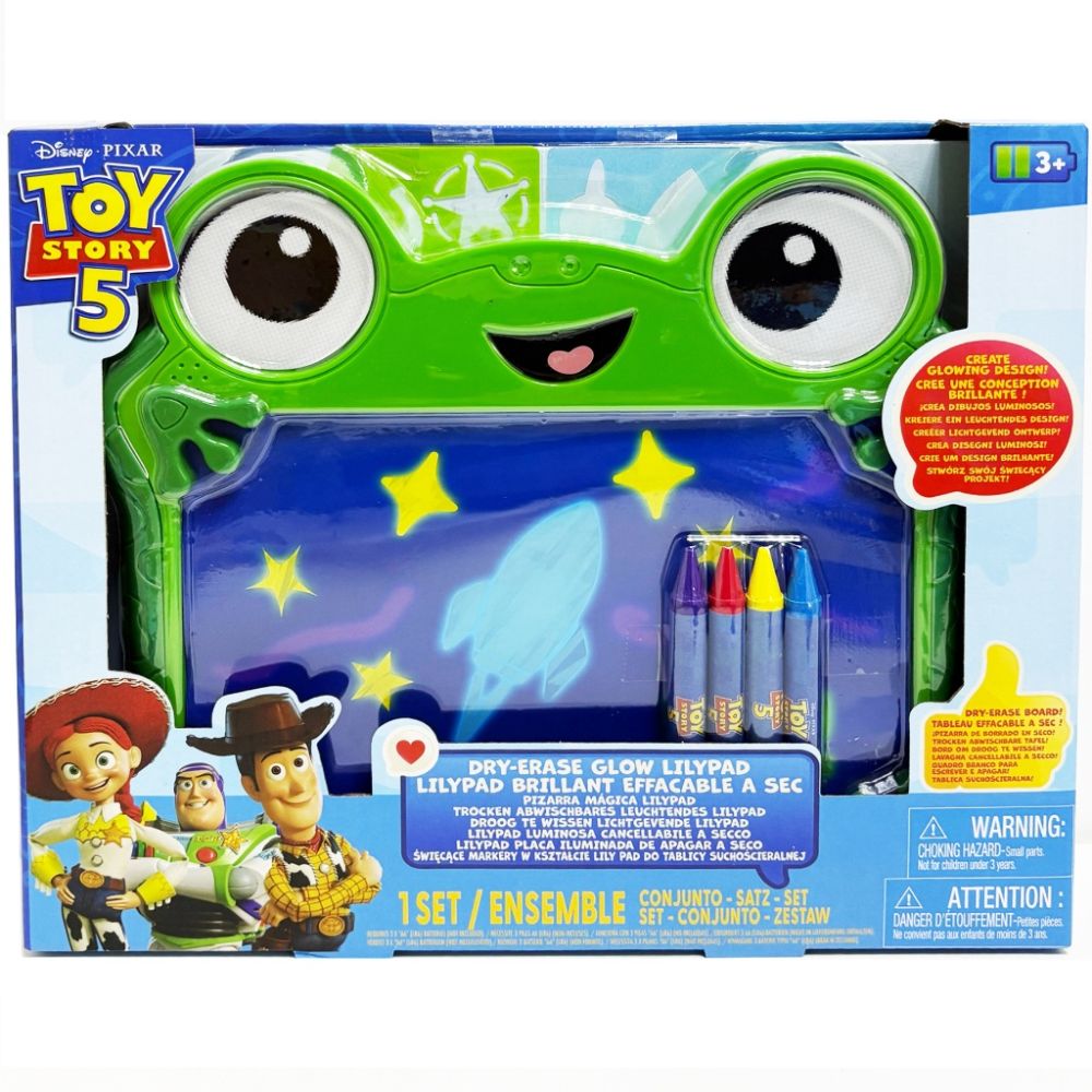 Pizarra Fluorescente Toy Story 5 Glow Lily Pad Tablero de Dibujo con Luz