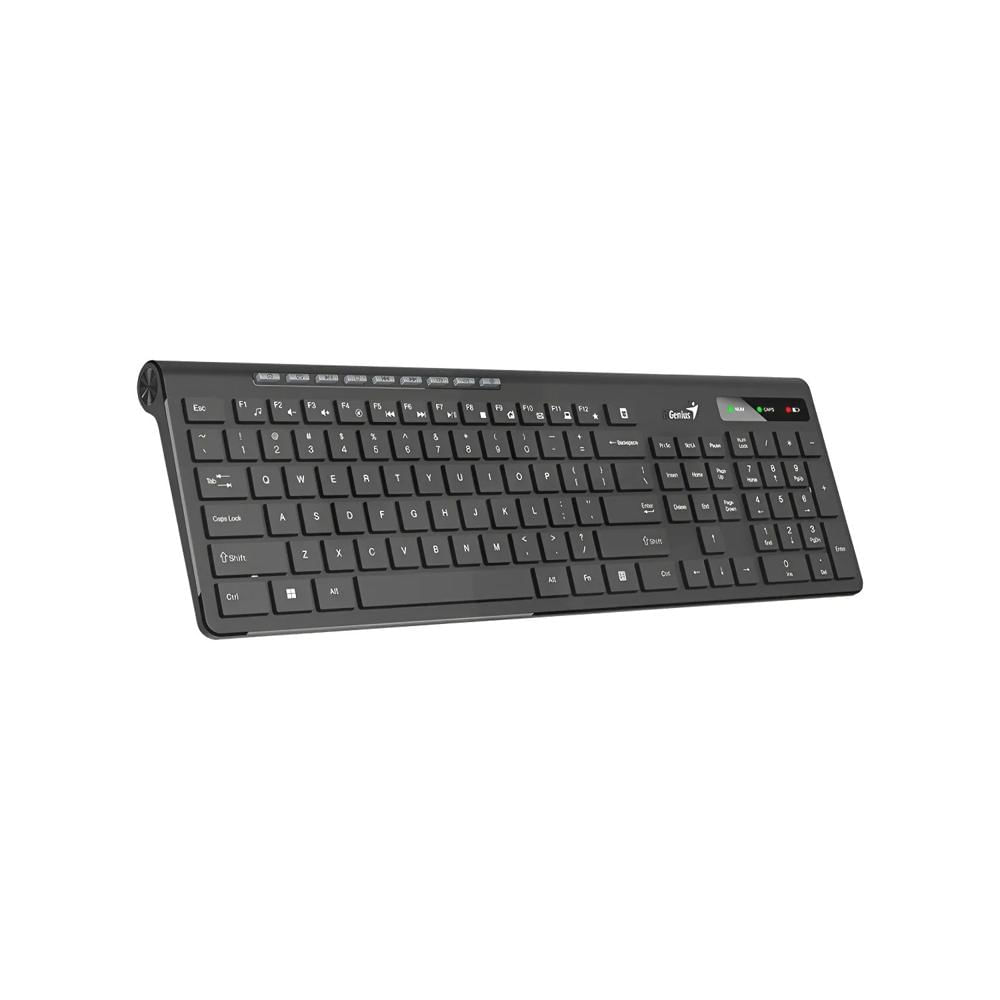 Teclado Genius SlimStar 7230 Inalámbrico Español AI Copilot