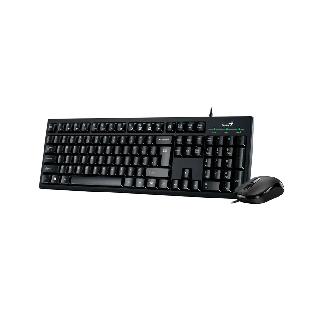 Kit Teclado + Mouse Genius KM-100SE USB Español Negro