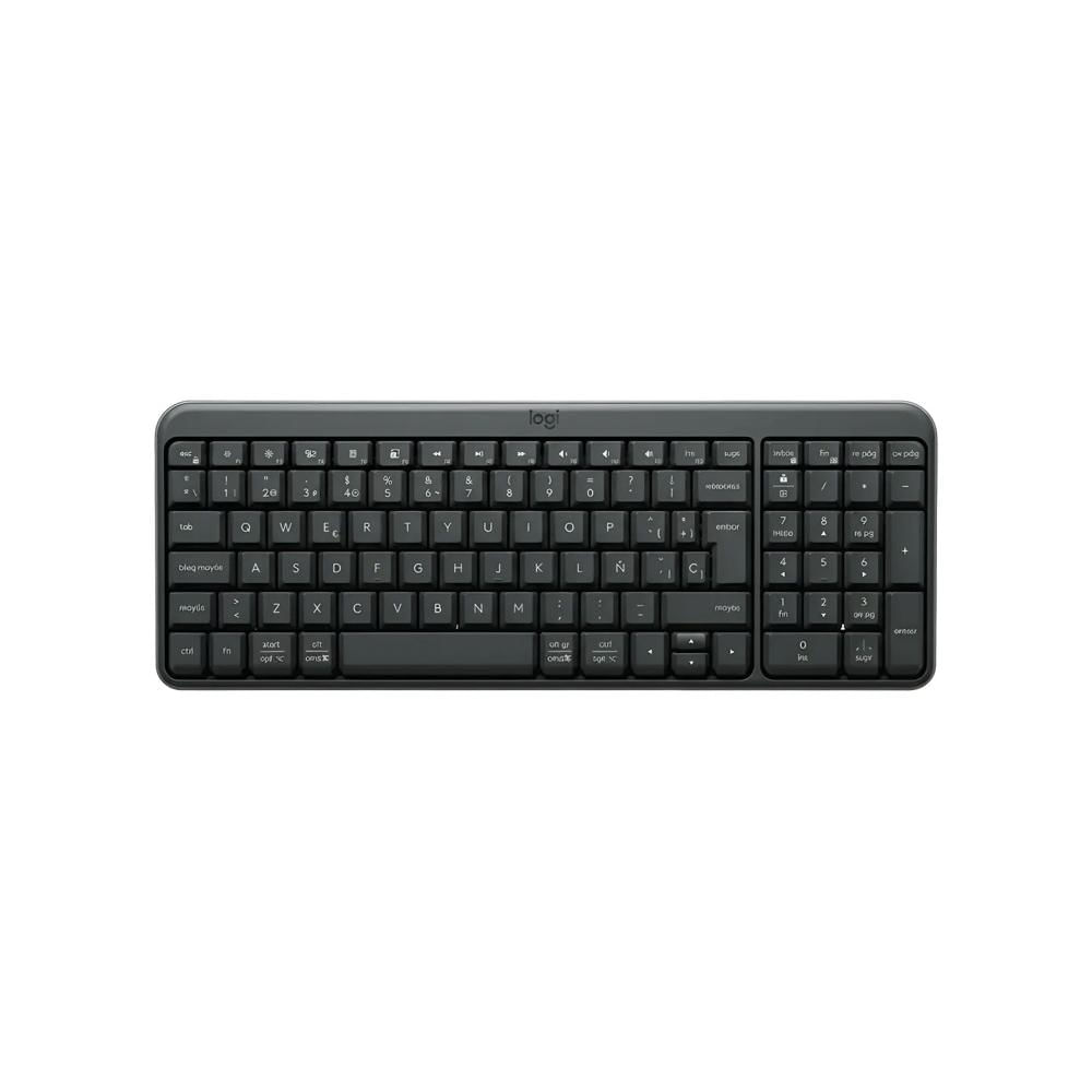 Teclado Logitech K250 Bluetooth Inalámbrico Español Negro