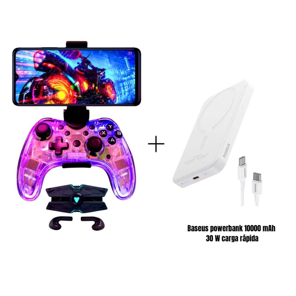 Celular Logic G1L Powerbank 10000mah 30w blanco