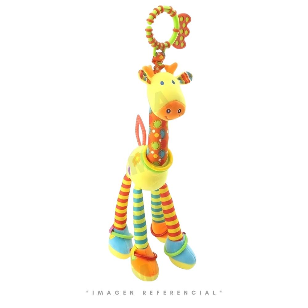 PELUCHE SENSORIAL DE JIRAFA PARA BEBÉ